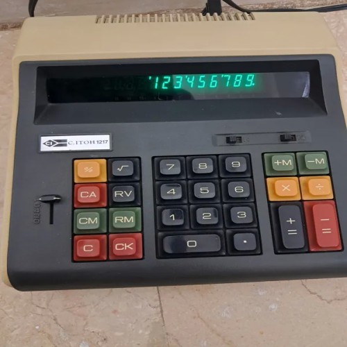 فروش ماشین حساب قدیمی سالم و دکوری مدل CI1217 ژاپن