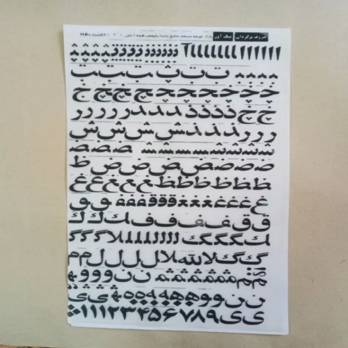 فروش حروف برگردان قدیمی نوستالژیک و کلکسیونی