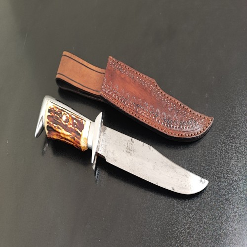 فروش کارد آلمانی مارک SOLINGEN با تیغ فولادی و غلاف چرمی