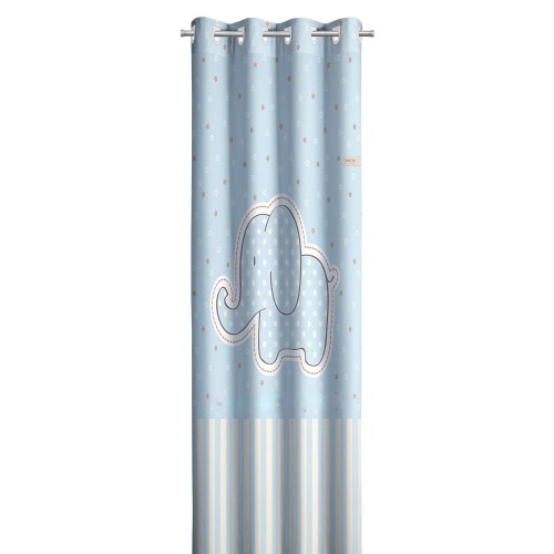 پرده اتاق کودک Saint Clair فیل آبی با طرح زیبا