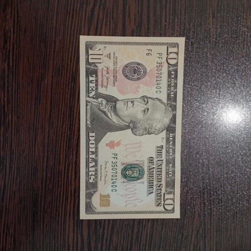 فروش اسکناس 10 دلار 2017 با کیفیت عالی و تضمینی