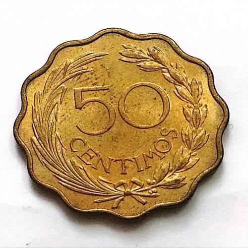 فروش سکه 50 سنتیم نایاب پاراگوئه 1953