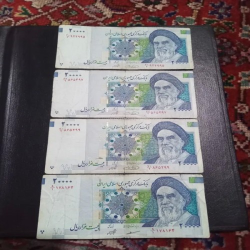 فروش اسکناس دوهزاری عمامه صورت بزرگ