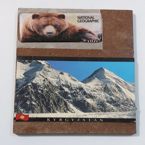 فروش قاب و تابلوی چوبی نشنال جغرافی قرقیزستان