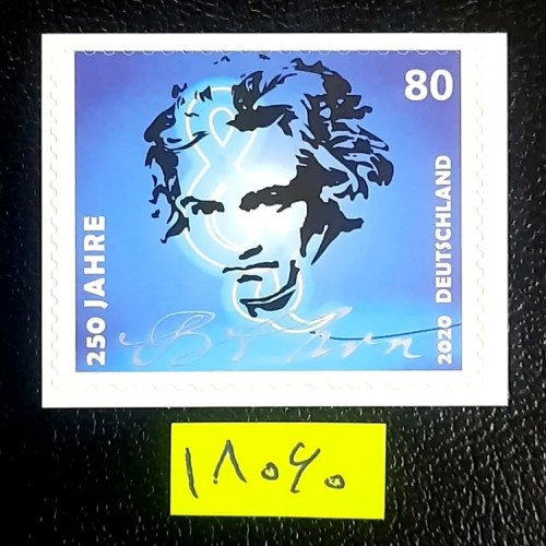 فروش تمبر خودچسب کمیاب موسیقی،بتهوون چاپ المان