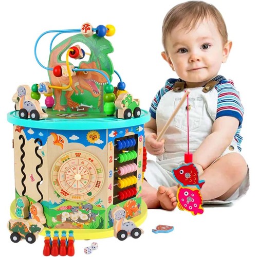 اسباب بازی استوانه هوش چوبی – کد MUT008