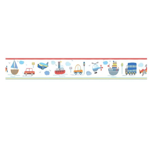 بوردر کاغذ دیواری اتاق کودک Tiny Tots - طرح‌های جذاب و رنگی