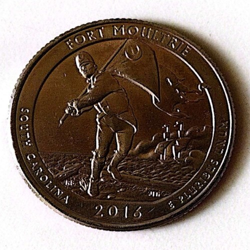 سکه 25 سنت کارولینای جنوبی آمریکا 2016 اصل و نایاب