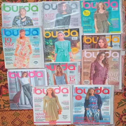 فروش مجموعه مجله بوردا ترکیه 11 عددی باکیفیت عالی