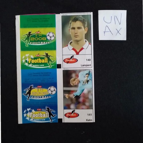 فروش بلوک عکس آدامس فوتبالی پرستو برش نخورده