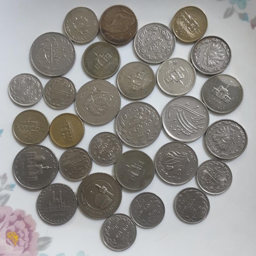 خرید سکه قدیمی ایرانی کامل مجموعه 30 عددی