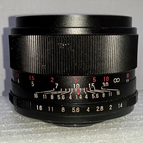 فروش لنز پیچی M42 Mamiya Sekor 55mm f1.4 با مبدل