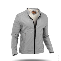 کاپشن مردانه چرم Nela مدل 32854 با طراحی مدرن