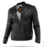 کاپشن مردانه چرم Denver مدل 32849 با طراحی مدرن