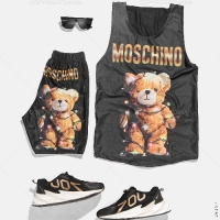 ست رکابی و شلوارک مردانه Moschino مدل 26257