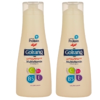 شامپو مو گلرنگ مدل مولتی ویتامین وزن 900 گرم بسته 2 عددی