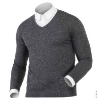 بافت مردانه یقه هفت Enzo مدل 22034 - راحت و شیک