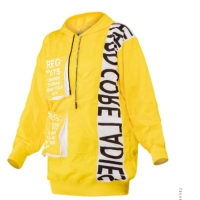 هودی لانگ زنانه کلاهدار Pink مدل 34482