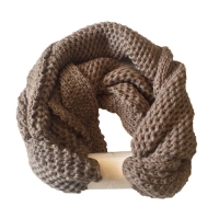 شال گردن بافتنی زنانه مدل رینگی - گرم و شیک