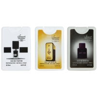 عطر جیبی مردانه اسمارت کالکشن مدل بلک افغان وان میلیون لالیک حجم 20 میلی لیتر بسته 3 عددی