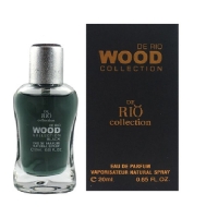عطر جیبی مردانه ریو کالکشن مدل Rio Wood Black حجم 20ml