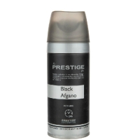 اسپری خوشبو کننده بدن مردانه پرستیژ مدل Black Afgano حجم 150 میلی لیتر
