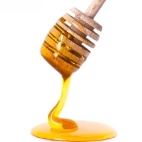 قاشق عسل خوری مدل چوبی