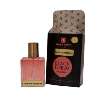 عطر جیبی زنانه سوئیس آرمی مدل Black Opium حجم 30 میلی لیتر