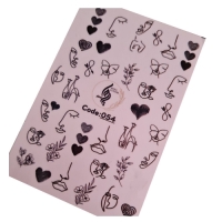 برچسب لنز ناخن رویاسنتر مدل 054L با طراحی خاص