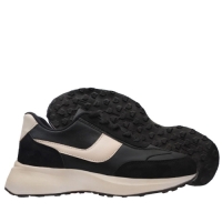 کتونی زنانه فشن کرم مشکی کد MS74