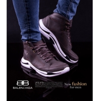 کفش نیم بوت مردانه بالنسیگا قهوه ای مدل 1287