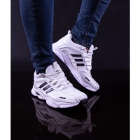 کفش اسپرت مردانه آدیداس سفید مشکی مدل 1279