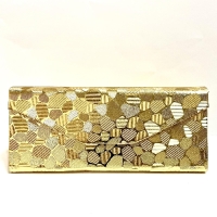 کاور عینک حرفه ایی سبک با قابلیت جمع شدن حالت اسکناس طلایی