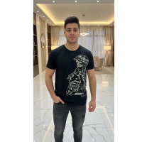 تیشرت آستین کوتاه طرح دار اسکلت مدل T30 لیمیتد