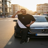 تیشرت آستین کوتاه طرح دار ساده مدل T80 Diagonal Cut