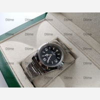 ساعت رولکس اکسپلورر استیل صفحه مشکی مردانه