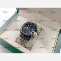 ساعت رومانسون دو رنگ طلایی صفحه مشکی مردانه