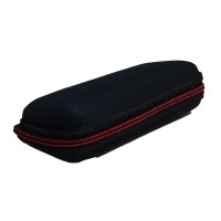 کیف عینک مشکی قرمز مدل 1200 با طراحی مدرن و جادار