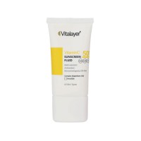 فلوئید ضد آفتاب SPF50 ویتامین سی ویتالیر مناسب پوست
