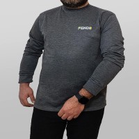 تیشرت زغال سنگی آستین بلند Fendi مدل 1394