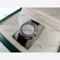 خرید ساعت هابلوت دورنگین استیل صفحه سفید زنانه