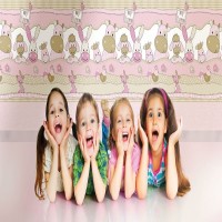 حاشیه کاغذ دیواری بیمبی 1382 با طرح مدرن