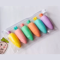 هایلایتر مینی طرح هویج رنگی - پرفروش و جذاب
