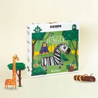 پازل کودک 43 تکه جنگل KID FANS JUNGLE