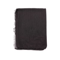 شال مشکی حاشیه لمه کدL69 - مناسب مهمانی و روزمره