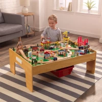 میز بازی چوبی Kidkraft Adventure Town Railways