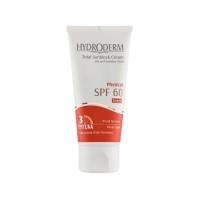 کرم ضدآفتاب فیزیکال رنگی SPF60 هیدرودرم 50ML