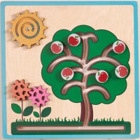 تخته هوش بیزی برد کوچک درخت سیب - بازی آموزشی
