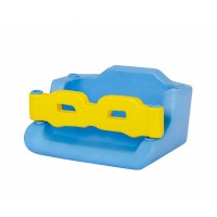 کفی تاب کودک حفاظ دار با پشتی آبی - کد P/30090/AB