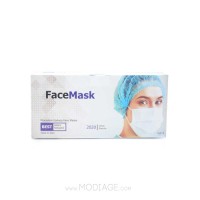 ماسک تنفسی سه لایه نخی با قابلیت شستشو و رنگ آبی